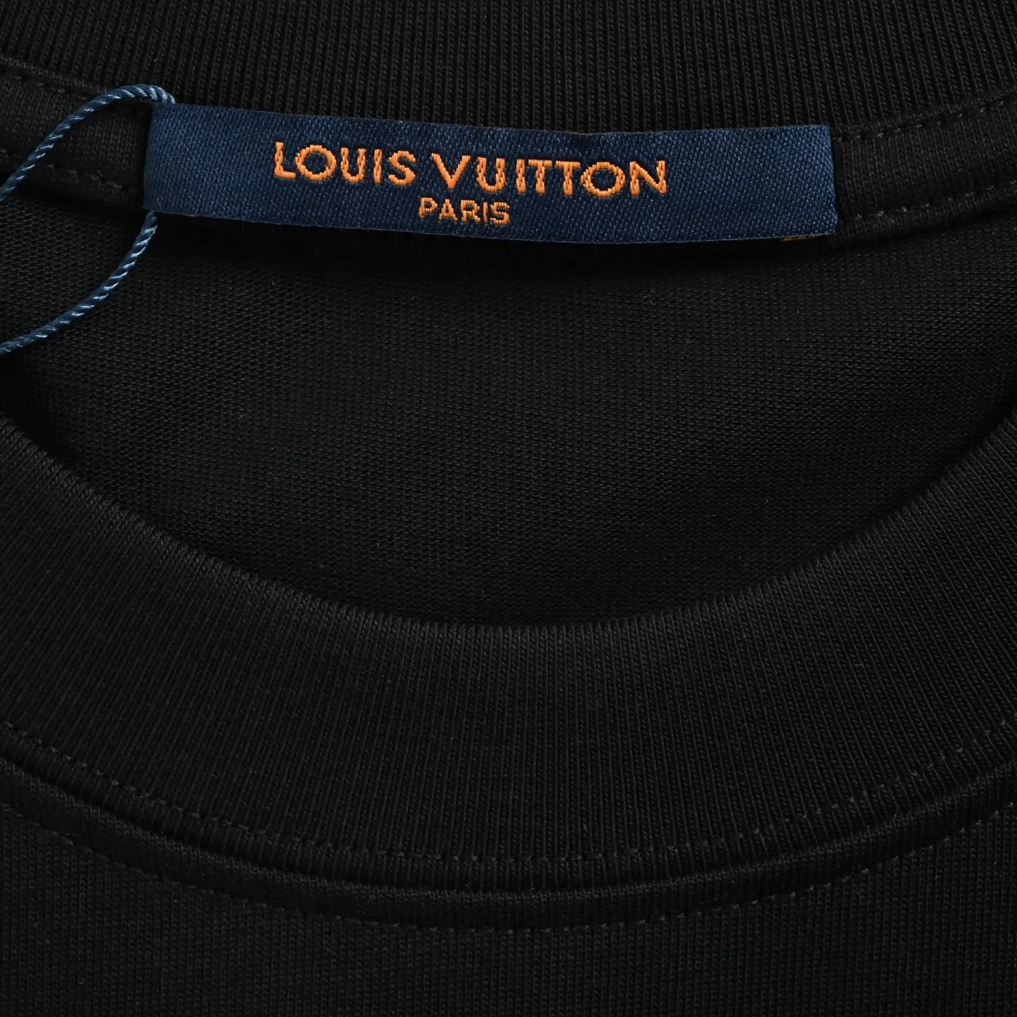 Louis Vuitton/Louis Vuitton 26ss short sleeves with front and rear letter logo embroidery